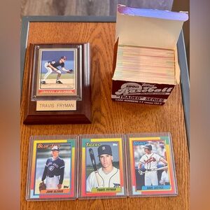 Vintage MLB Rookie Lot + Display 🔥 Dave Justice, John Olerud, Travis Fryman